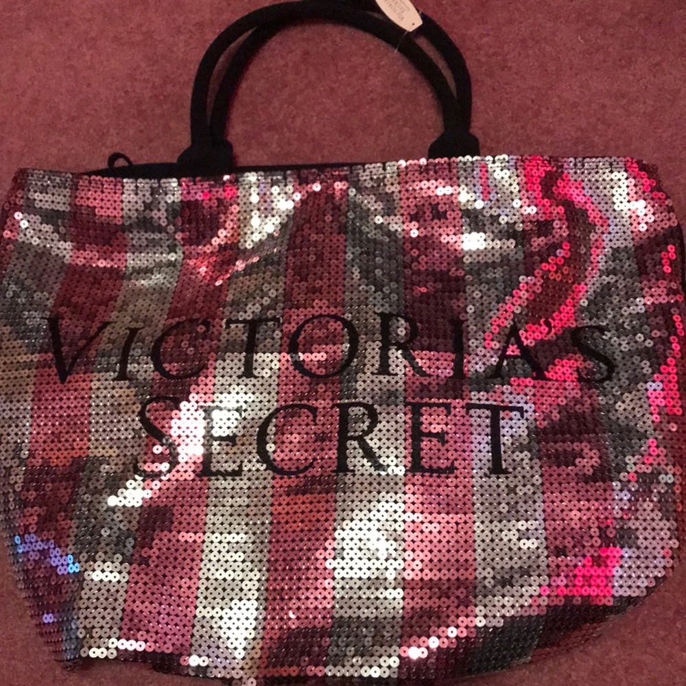 Victoria Secret Sequin Tote Bag